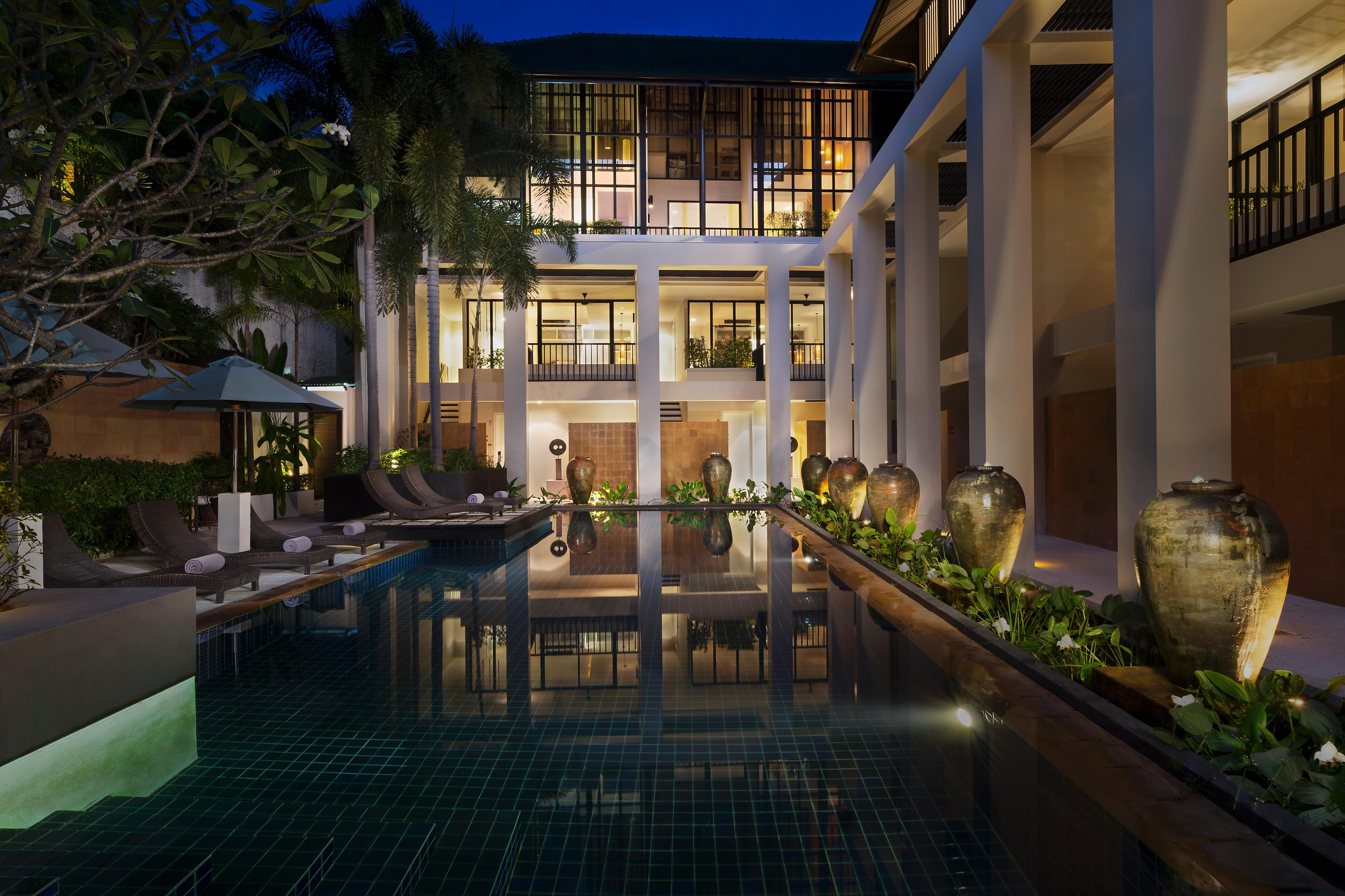 Outrigger Surin Beach Resort - Sha Extra Plus 외부 사진 The hotel's pool